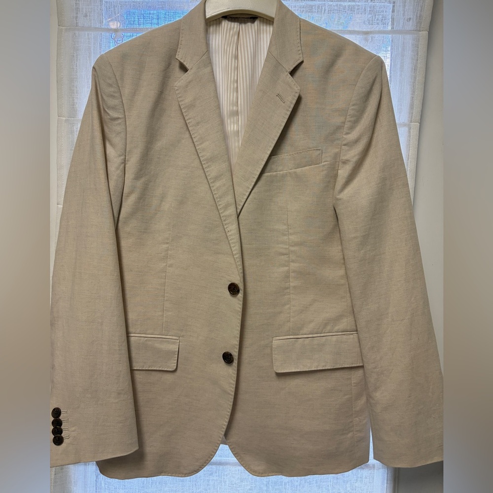 BR linen blend sport coat